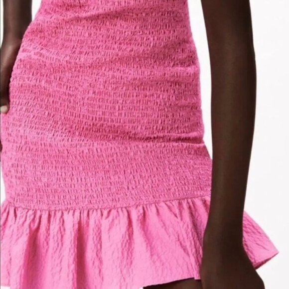 Zara Puff Sleeve Mini Dress - Picture 11 of 13